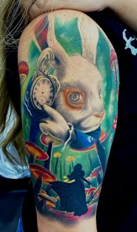 alice in wonderland tattoo